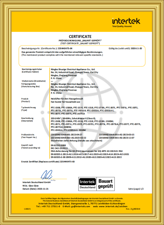 GS-Zertifizierung